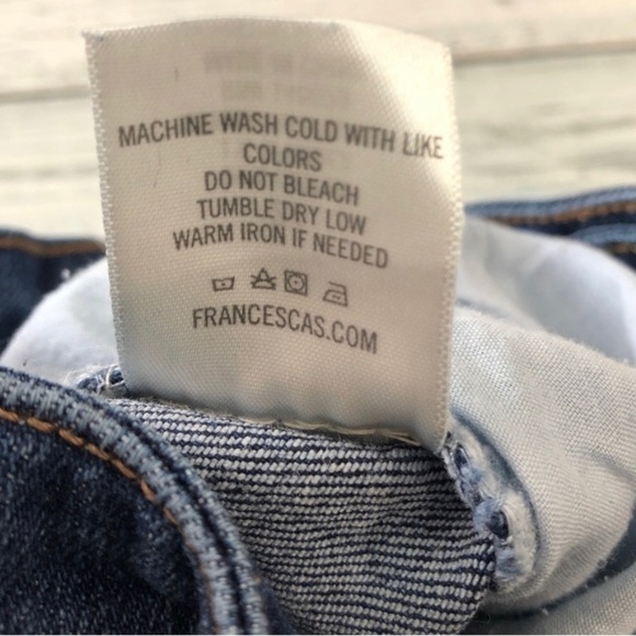 Harper Heritage High RiseDistressed Straight Frayed Hem Jeans size 27 - Picture 11 of 11